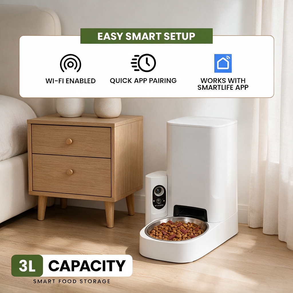 OrbiPet Vision - Camera Smart Feeder